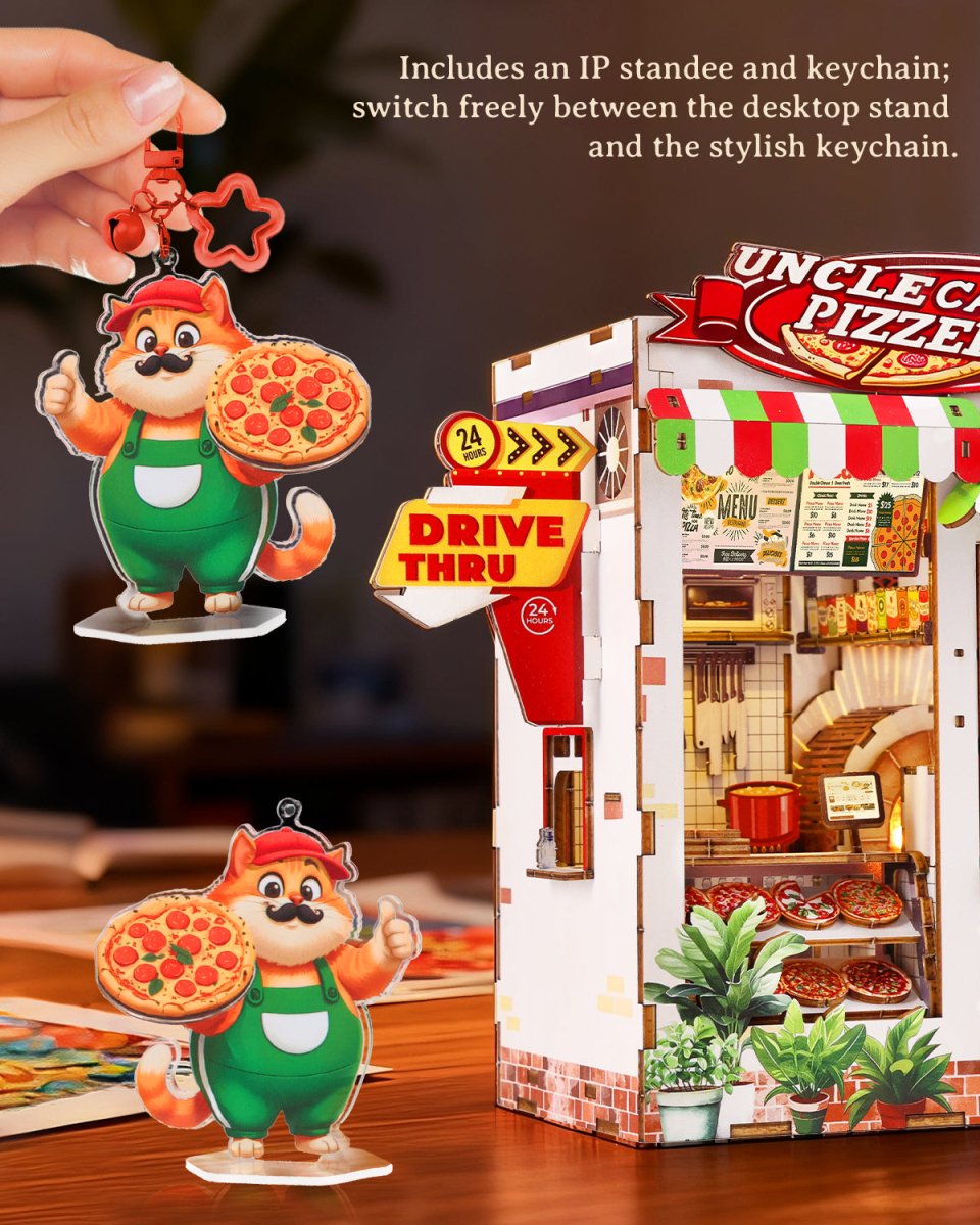 kaayee-uncle-cade-s-pizzeria-book-nook-kit-bastelset image 5
