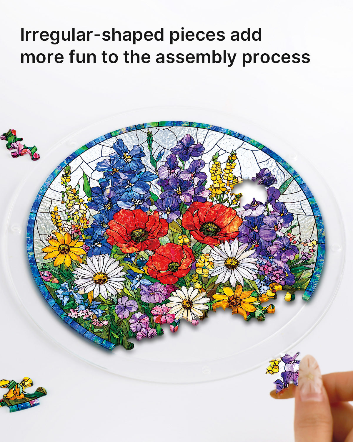 kaayee-suncatcher-puzzle-wildflower-meadow-acryl-medium image 2