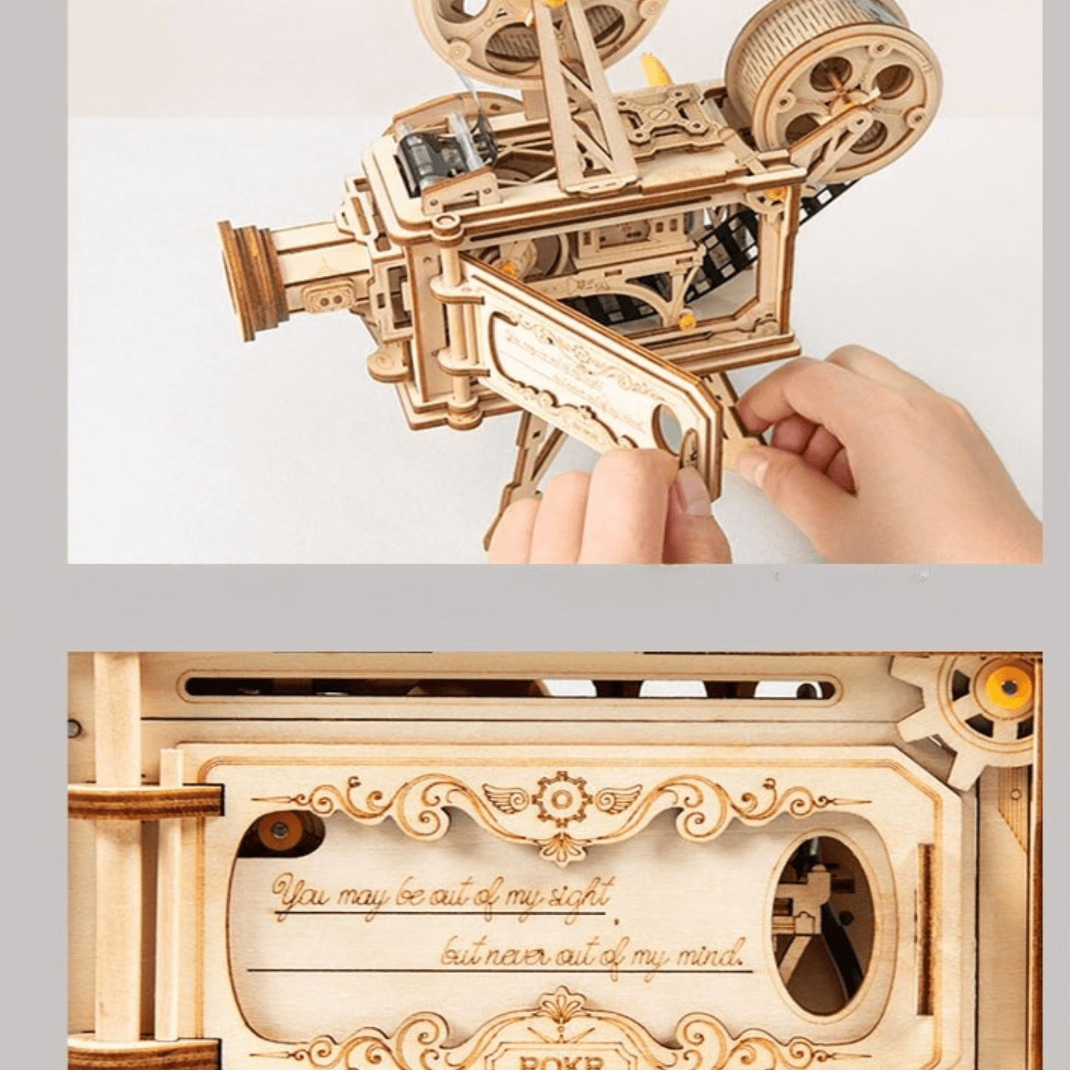 magicholz-vitascope-filmprojektor-holzbausatz-mit-handkurbel image 6