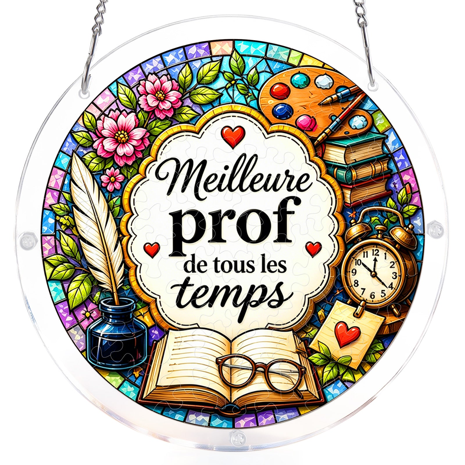 kaayee-suncatcher-puzzle-female-teacher-fensterbild-medium image 7