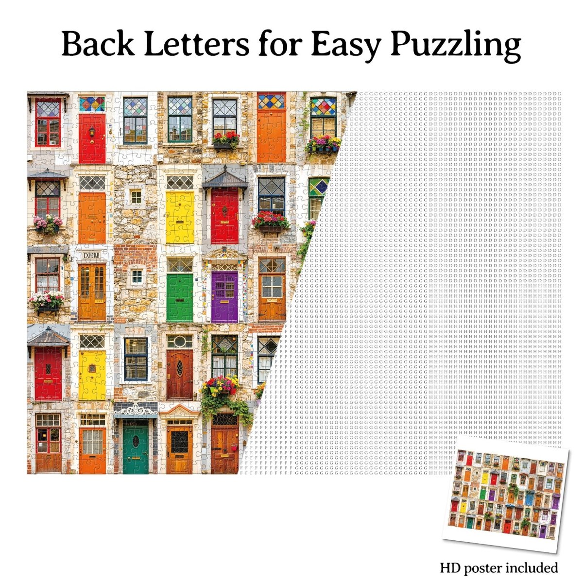 kaayee-cardboard-puzzle-symphony-of-doors-1000-teile-eco-t-ren image 6
