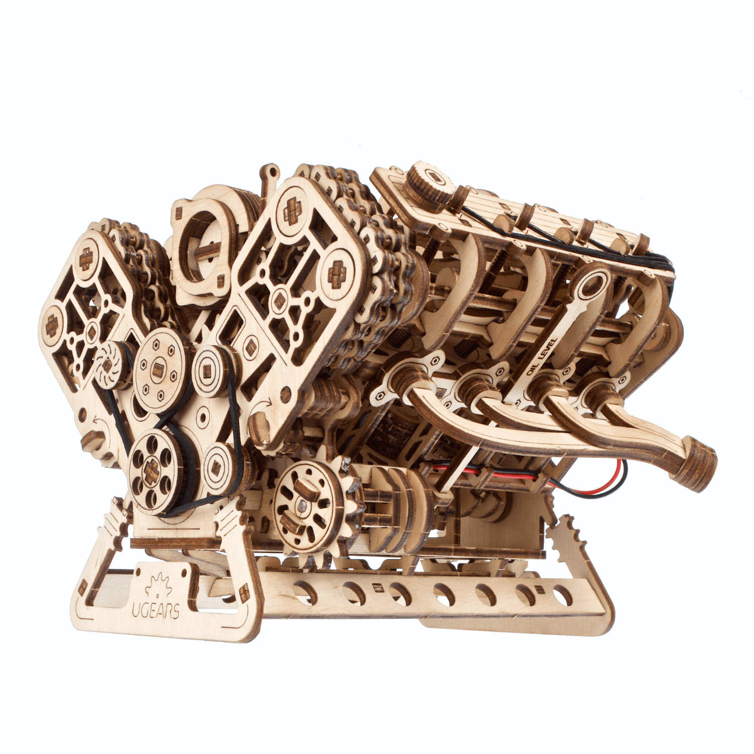 magicholz-mechanischer-bausatz-v8-motor-ma-stab-1-6-modell-776-teile image 4