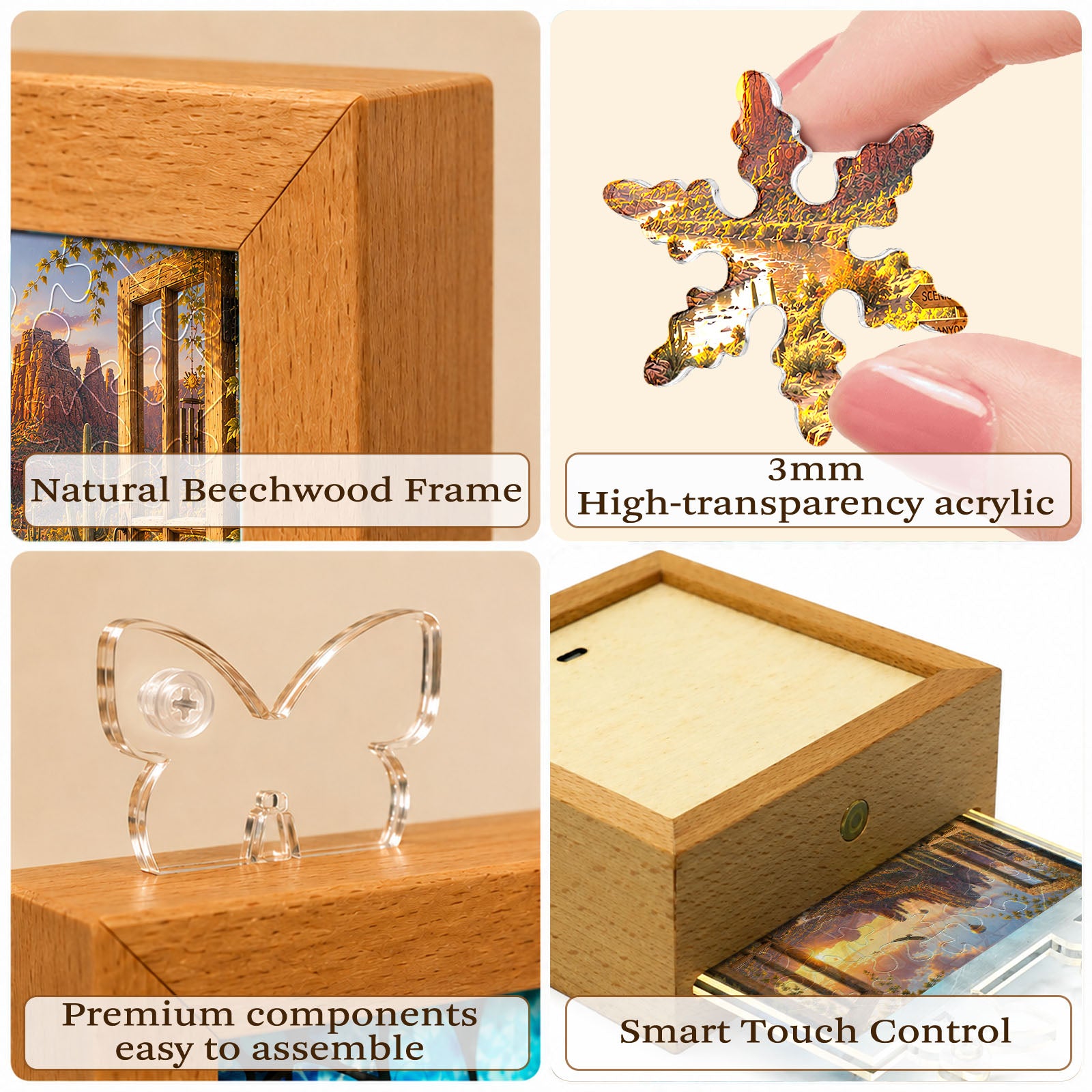 kaayee-night-light-canyon-vista-nachtlicht-holzrahmen-acryl image 7