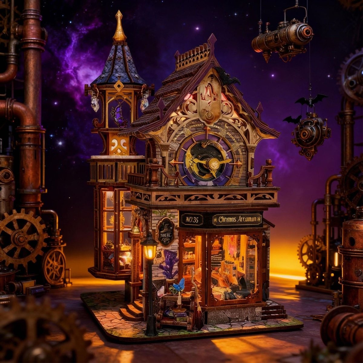 kaayee-time-magic-club-miniaturhaus-diy-bastelset image 3