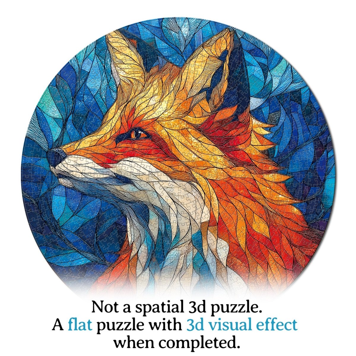 kaayee-sea-glass-red-fox-puzzle-1000-teile-eco-white-board-fuchs image 7