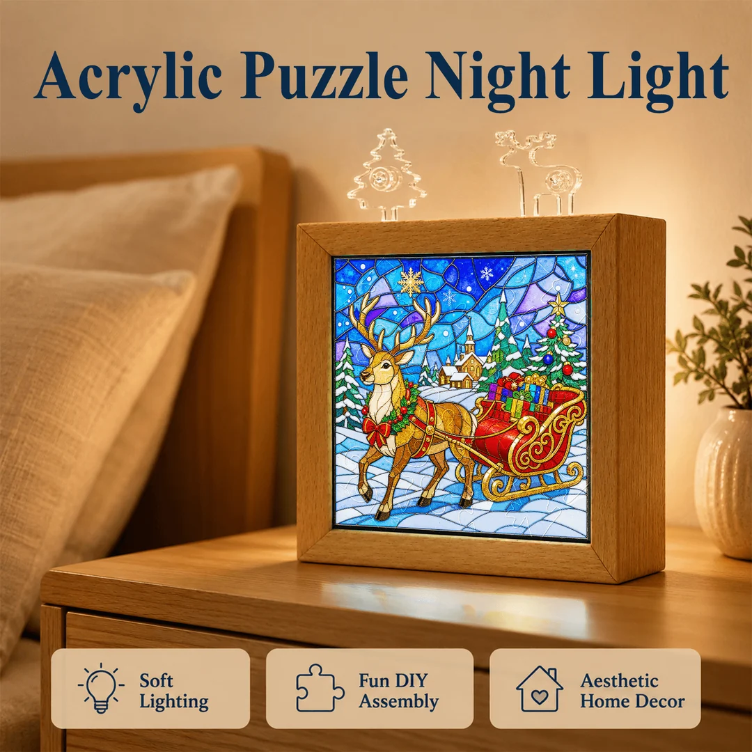 kaayee-night-light-christmas-reindeer-sleigh-nachtlicht-rentier image 6