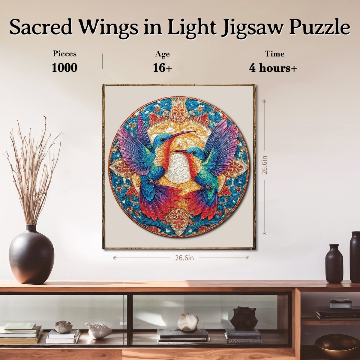 kaayee-sacred-wings-kartonpuzzle-1000-teile-eco-white-board image 4