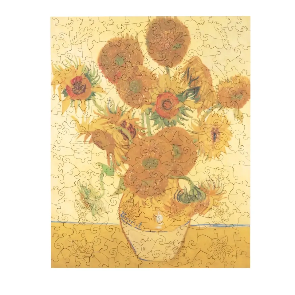 magicholz-sonnenblumen-van-gogh-holzpuzzle-kunst image 1