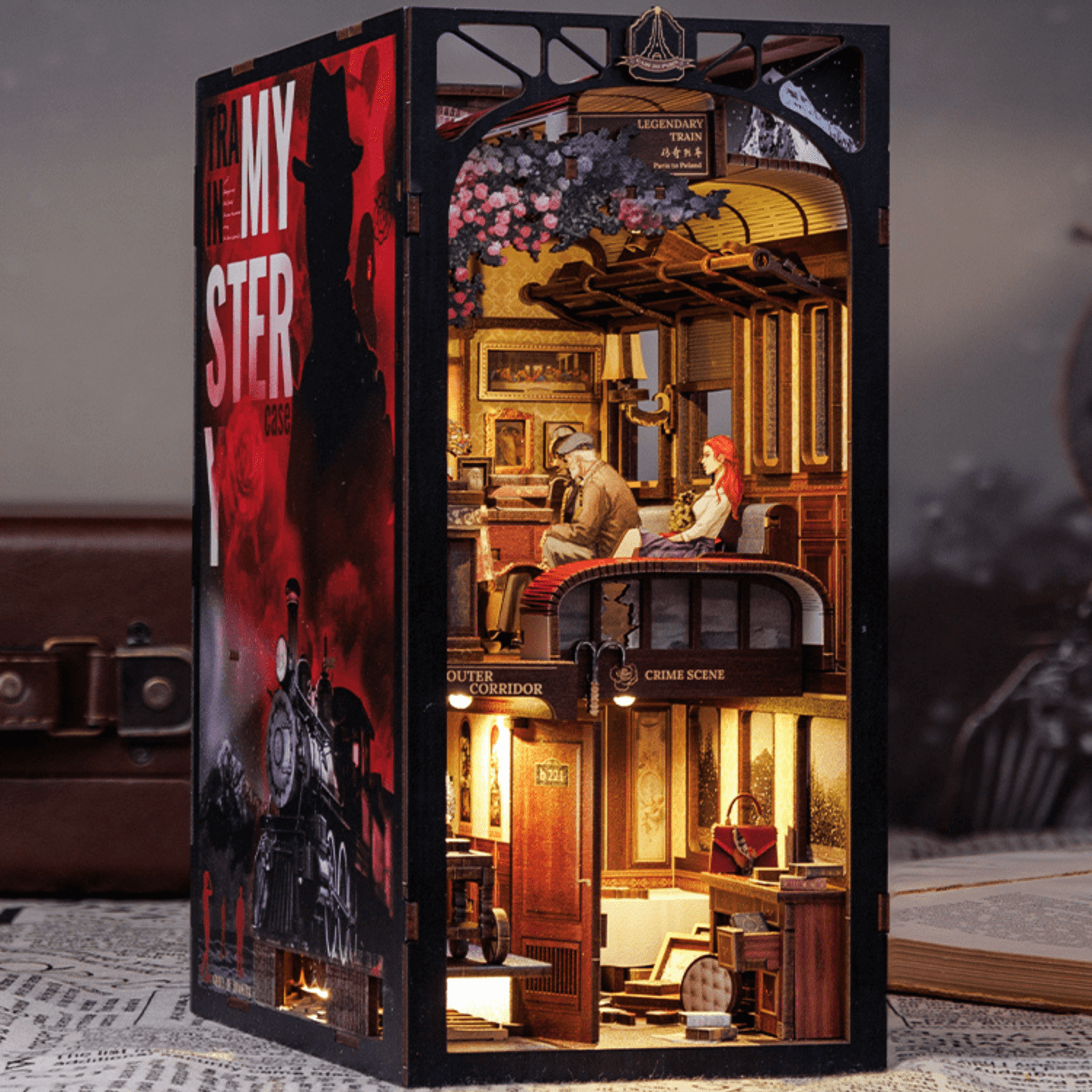 magicholz-train-mystery-book-nook-led-krimi-zug-bastelset image 1