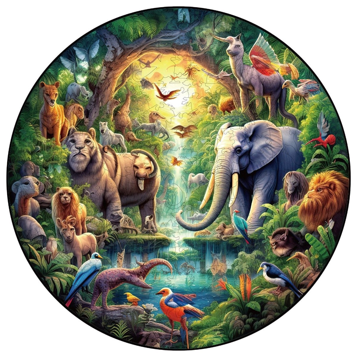 kaayee-wooden-wonderful-animals-holzpuzzle-medium-tiere image 1