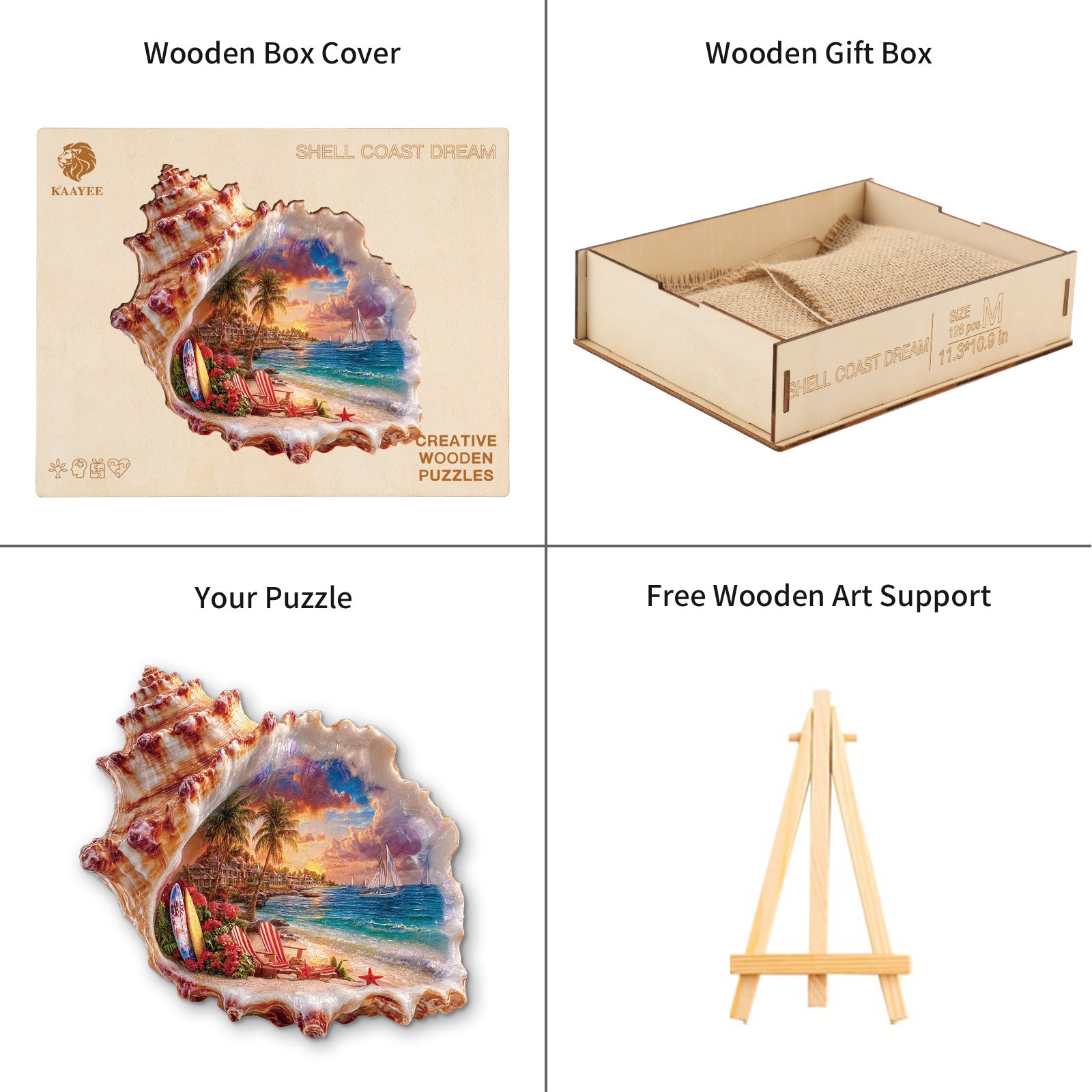 kaayee-wooden-shell-coast-dream-holzpuzzle-medium image 4