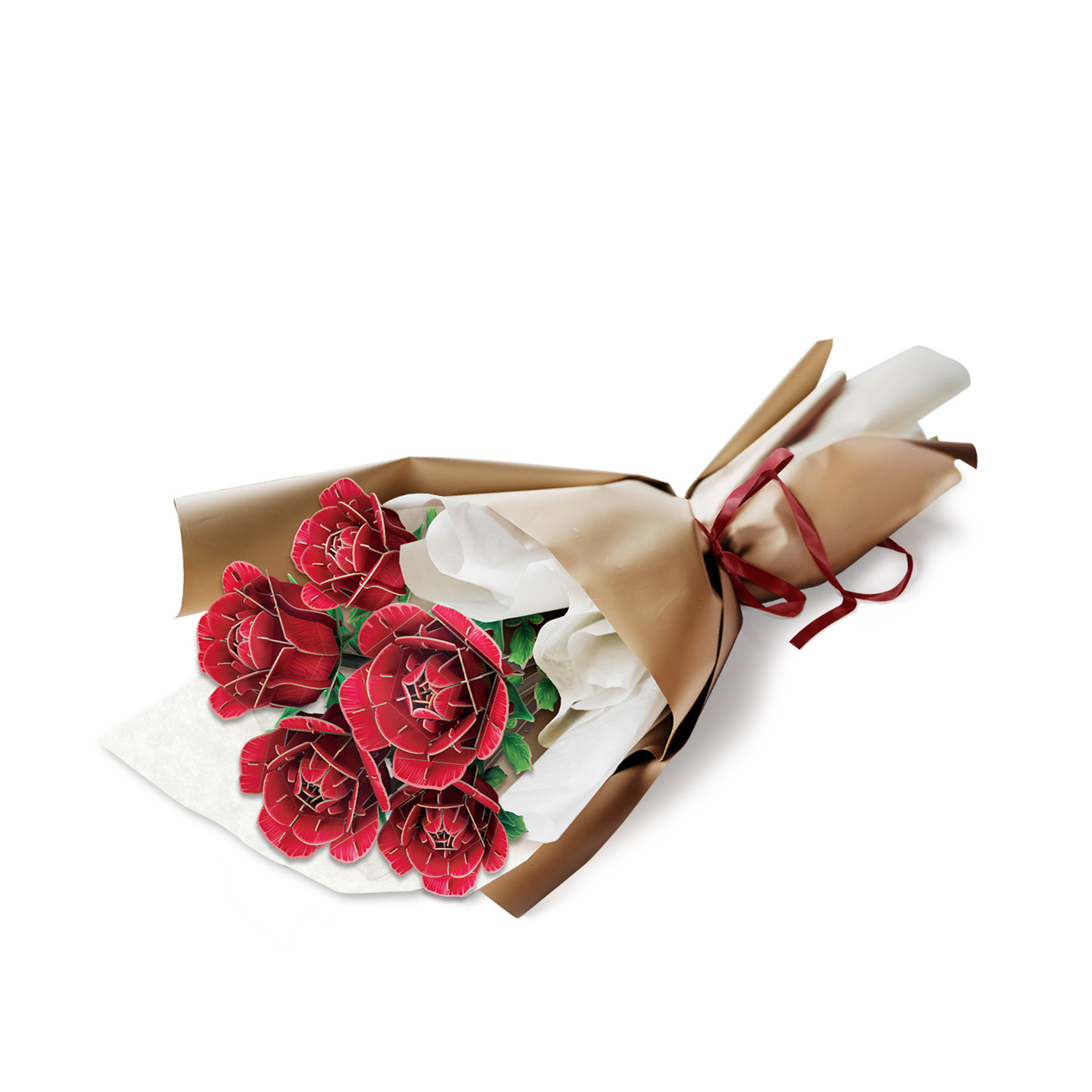 cubicfun-botanical-collection-p865h-rose-3d-puzzle-ohne-kleber image 2