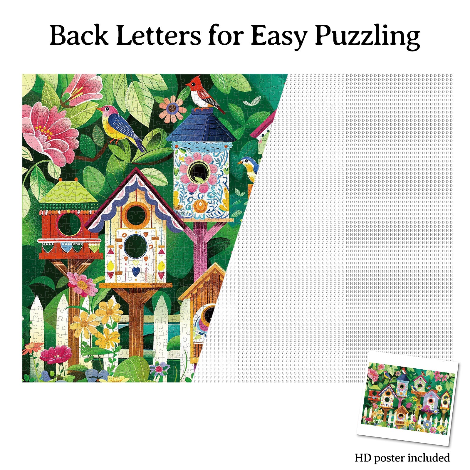 kaayee-garden-birdhouses-puzzle-1000-teile-eco-white-board-garten image 8