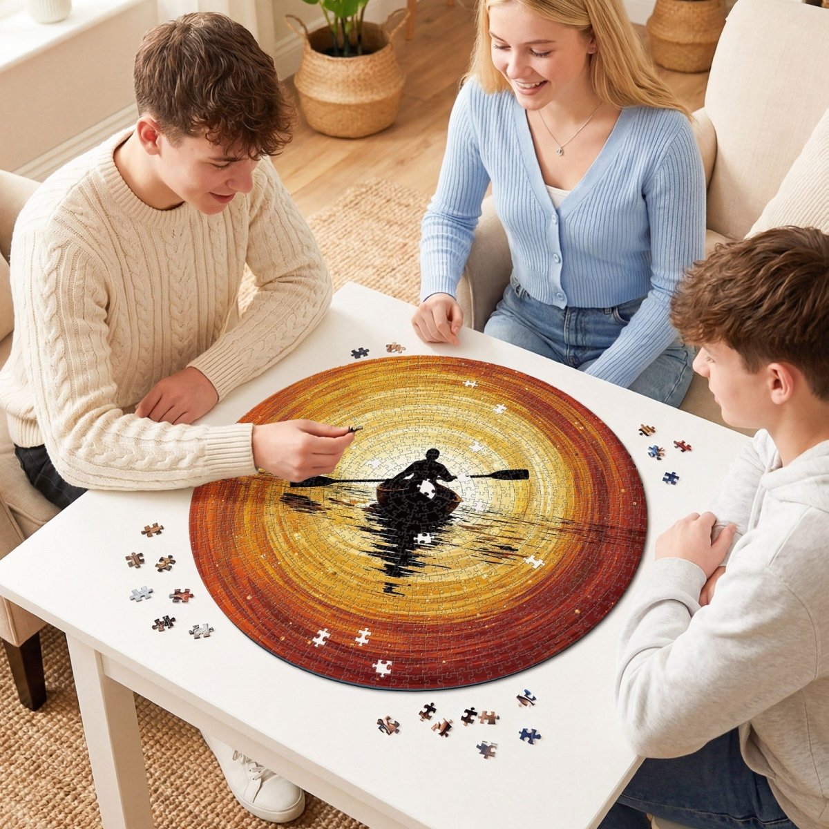 kaayee-cardboard-puzzle-chasing-the-light-1000-teile-standard image 8