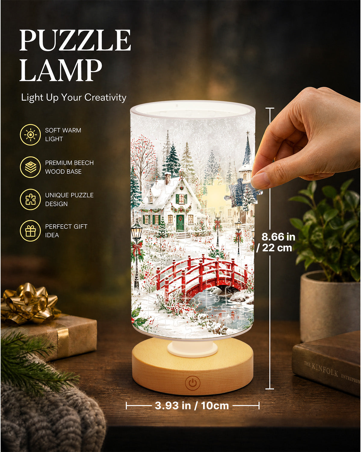 kaayee-night-light-christmas-snow-village-nachtlicht-rund image 4