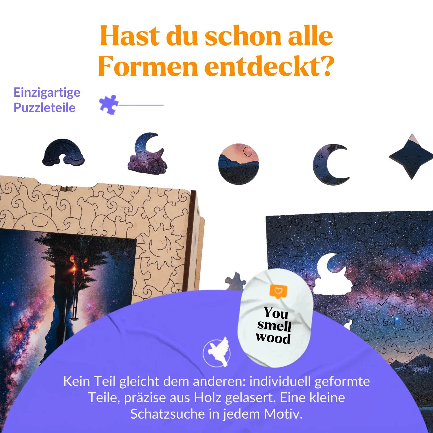 magicholz-sternenhimmel-holzpuzzle-500-teile-milchstra-e image 2