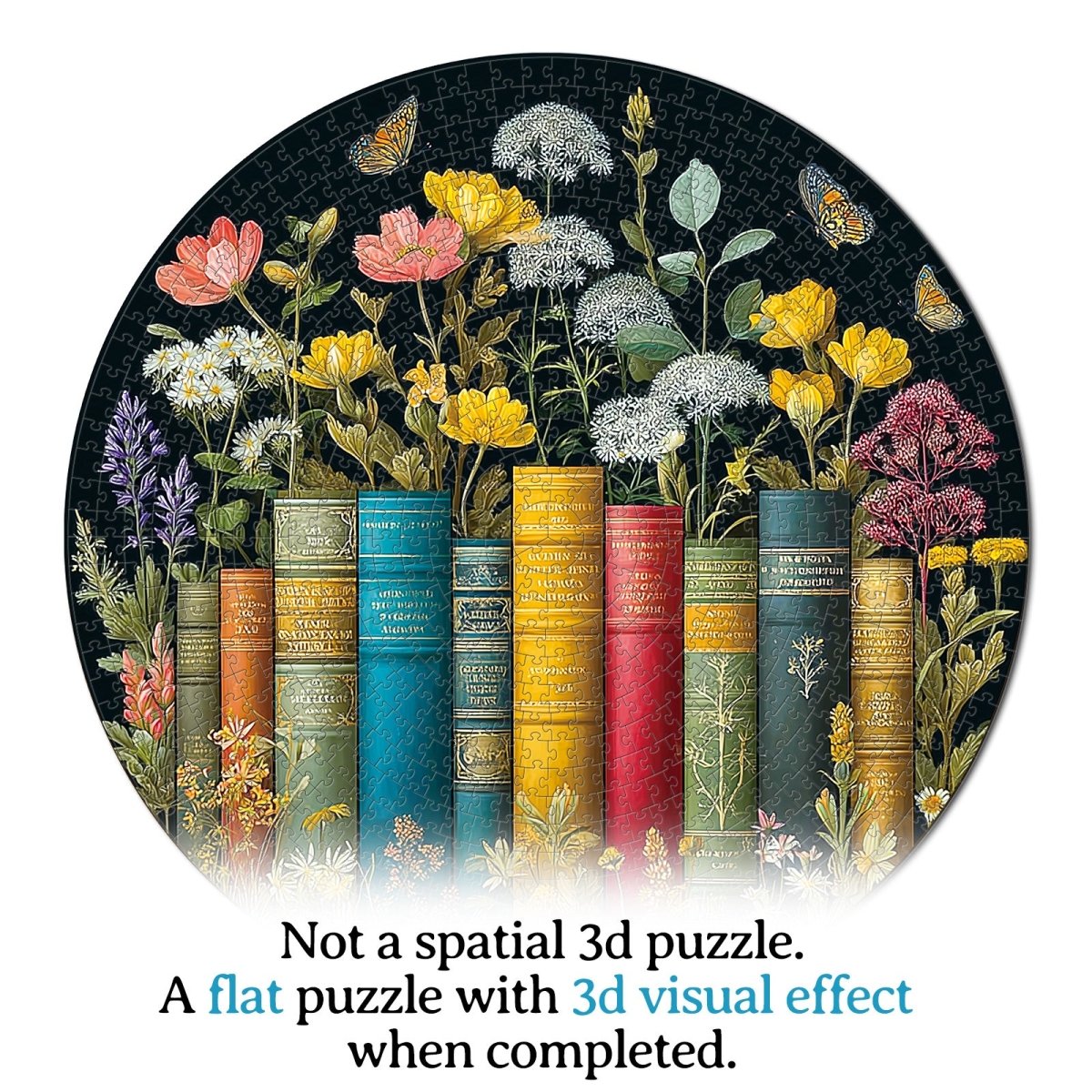 kaayee-flower-on-book-puzzle-1000-teile-eco-white-board image 4