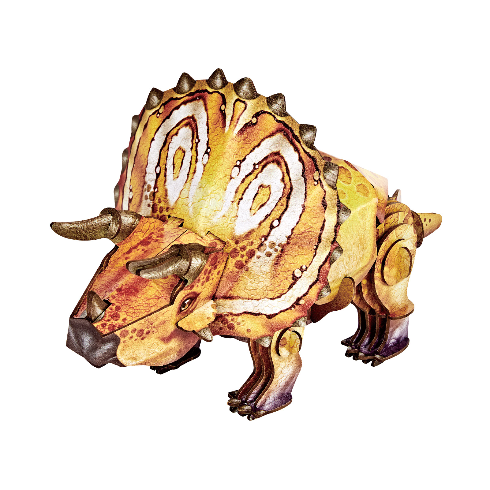 cubicfun-age-of-dino-ds1196h-triceratops-3d-puzzle-dinosaurier image 2
