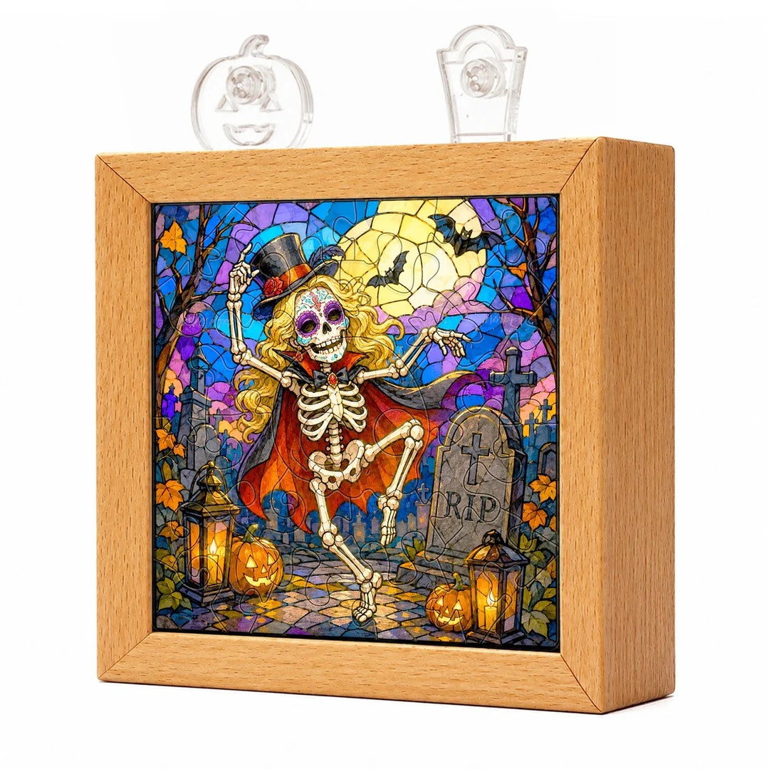 kaayee-night-light-halloween-nachtlicht-holz-acryl image 1