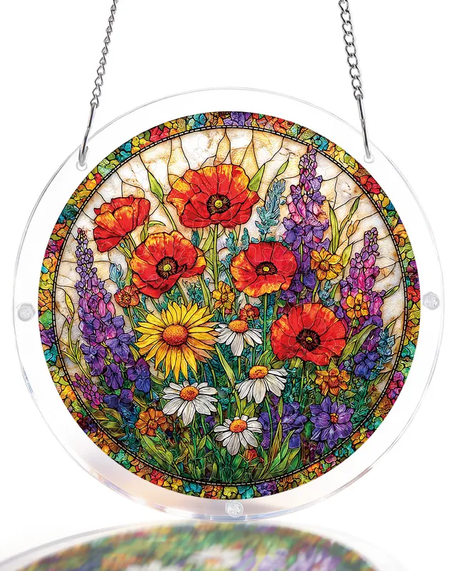 kaayee-suncatcher-puzzle-wildflower-garden-light-acrylbild-medium image 1