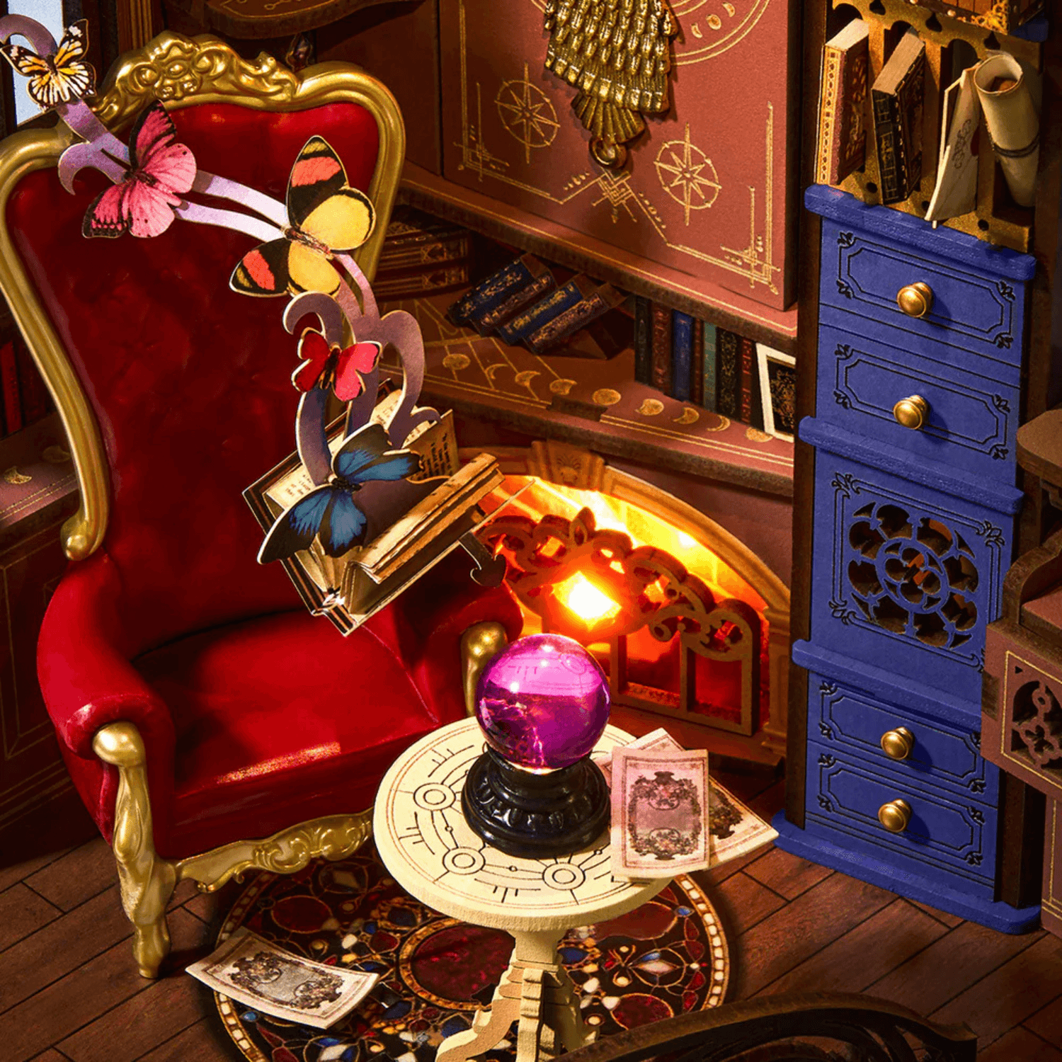 magicholz-book-nook-magicfantasy-regal-deko-mit-licht image 3