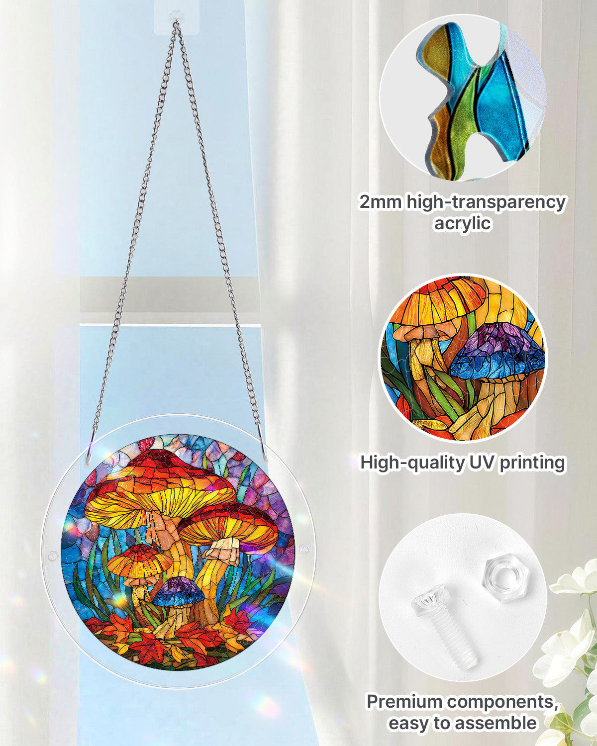 kaayee-mystic-mushroom-forest-suncatcher-small-18-8-cm image 4