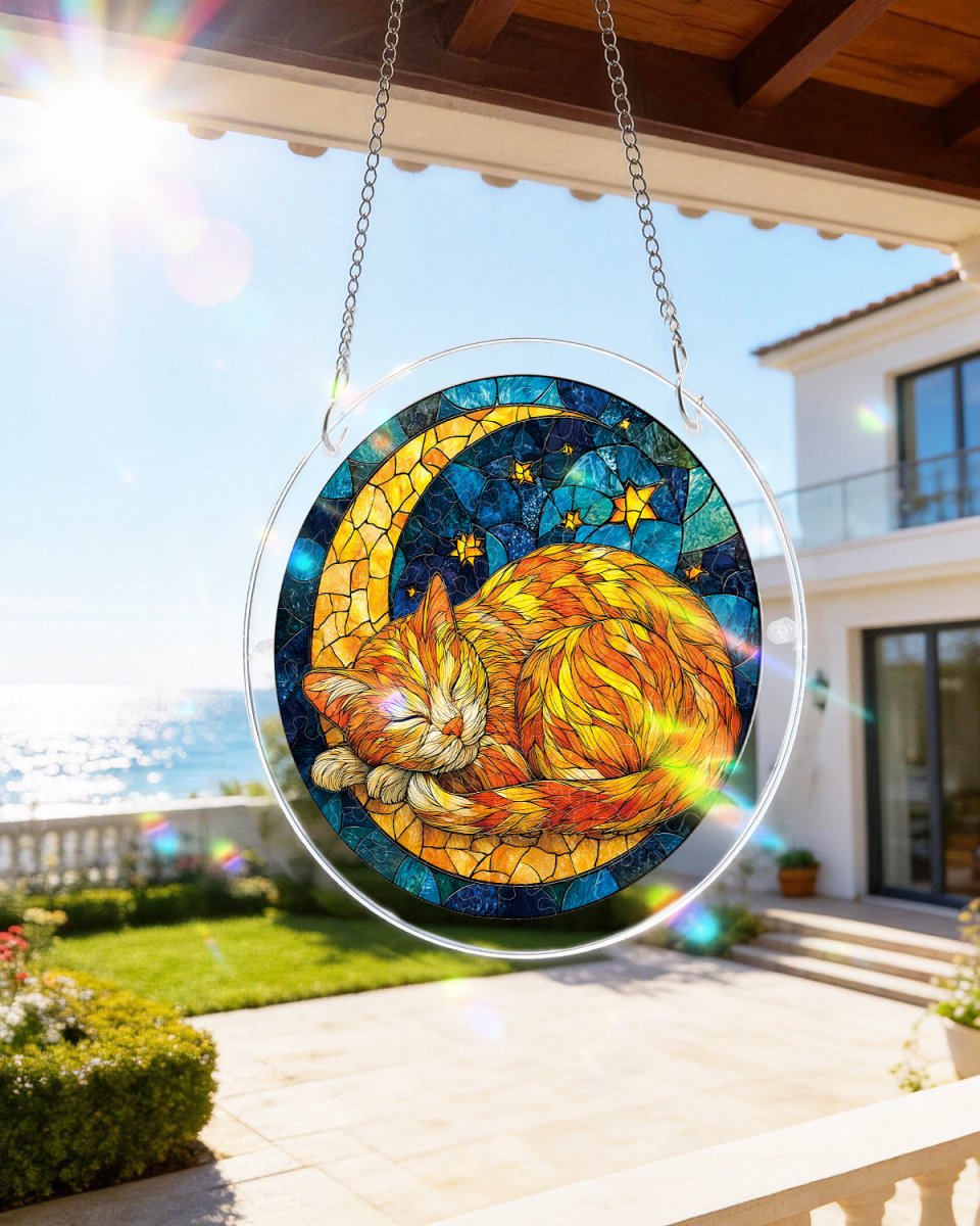 kaayee-suncatcher-starry-moon-cat-acryl-puzzle-medium image 4