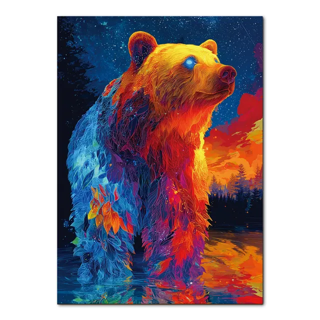 kaayee-starlit-spirit-bear-puzzle-1000-teile-standard image 1