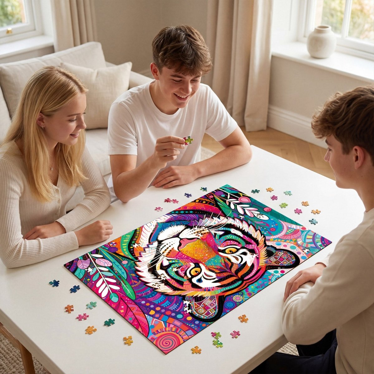 kaayee-tiger-king-puzzle-1000-teile-standard-edition-bunt image 8