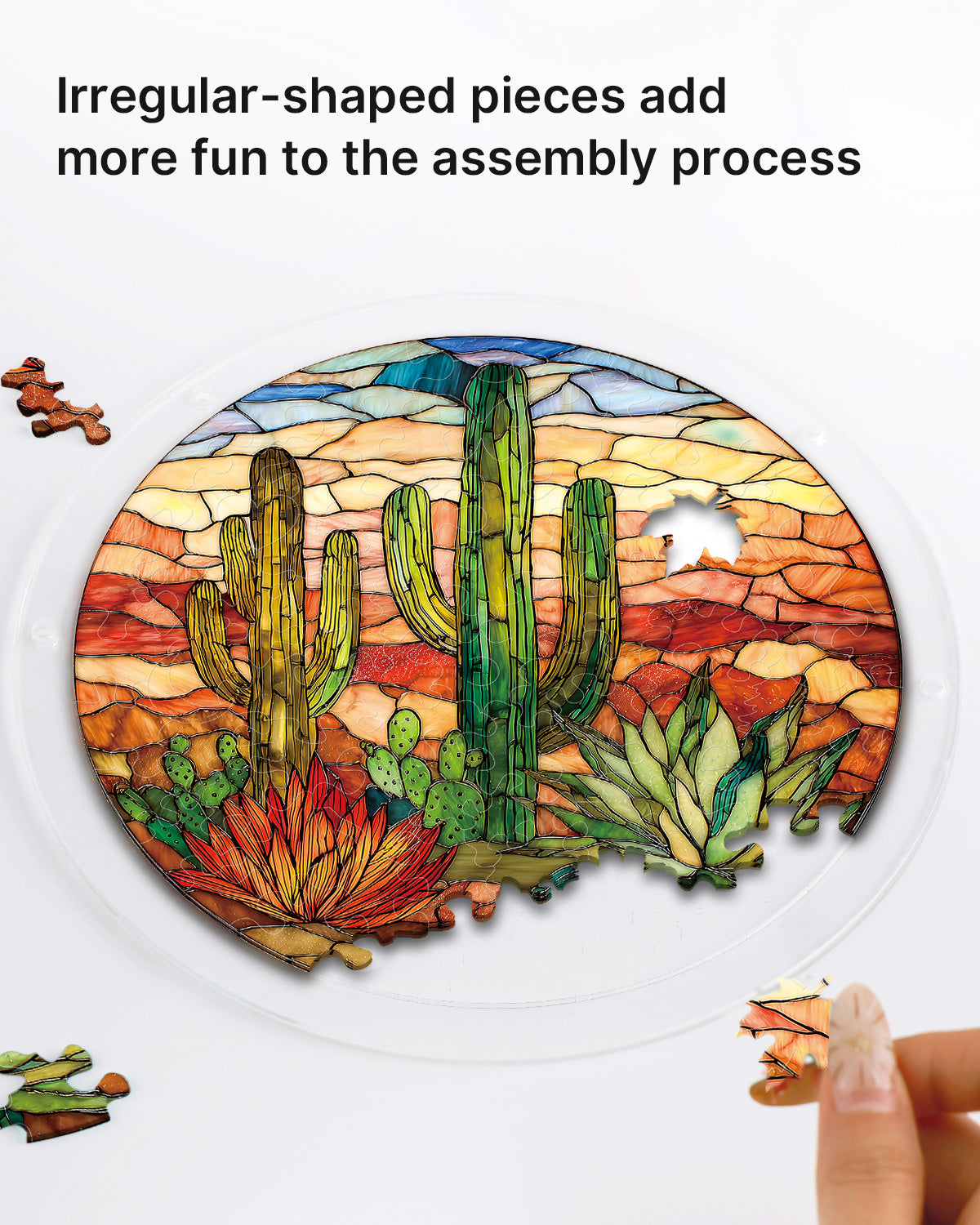 kaayee-suncatcher-puzzle-sunset-cactus-acryl-medium image 2