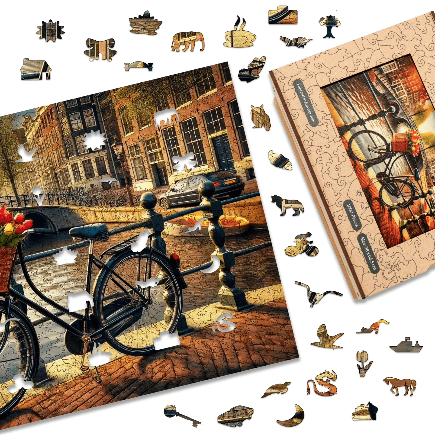 magicholz-holzpuzzle-fahrrad-in-amsterdam-1000-teile-stadtmotiv image 3