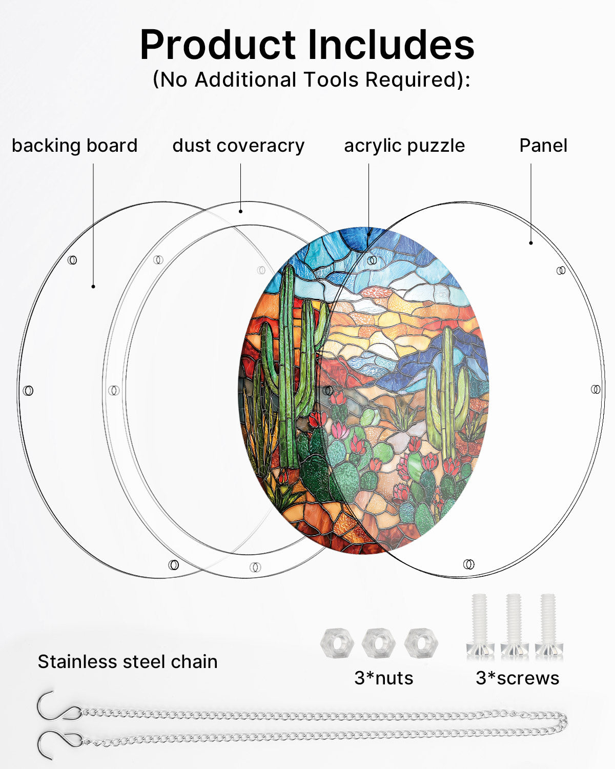 kaayee-desert-cactus-suncatcher-medium-kaktus image 7