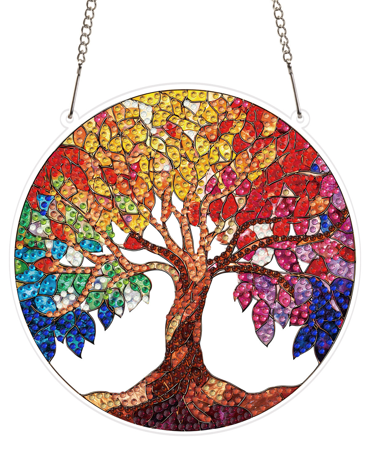 kaayee-suncatcher-puzzle-rainbow-tree-of-life-fensterbild image 1