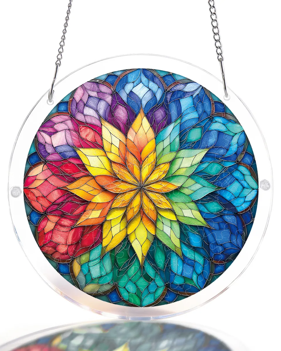 kaayee-suncatcher-radiant-flower-fensterbild-small-18-8-cm image 1