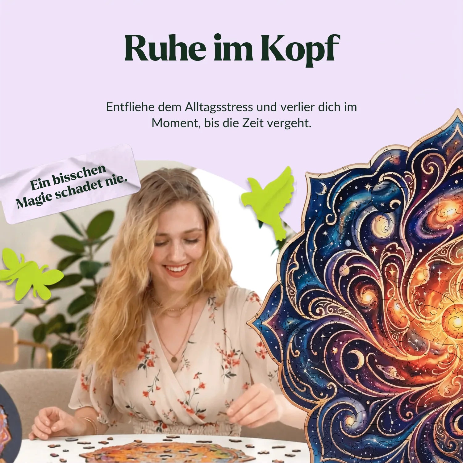 magicholz-holzpuzzle-goldener-sternenlotus-mandala-350-teile-35x35 image 5
