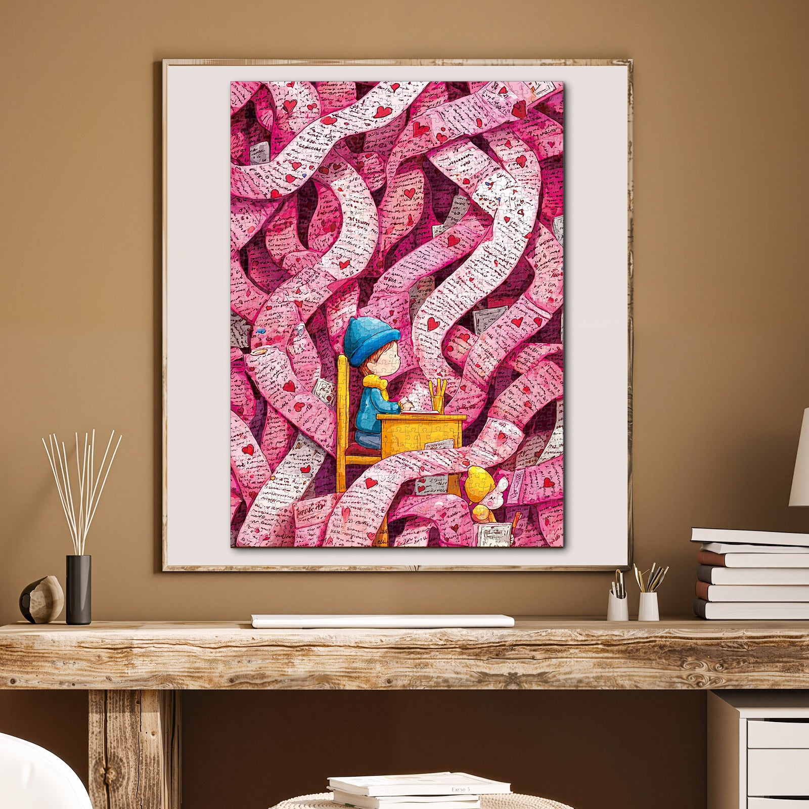 kaayee-cardboard-puzzle-the-pink-maze-1000-teile-standard image 5