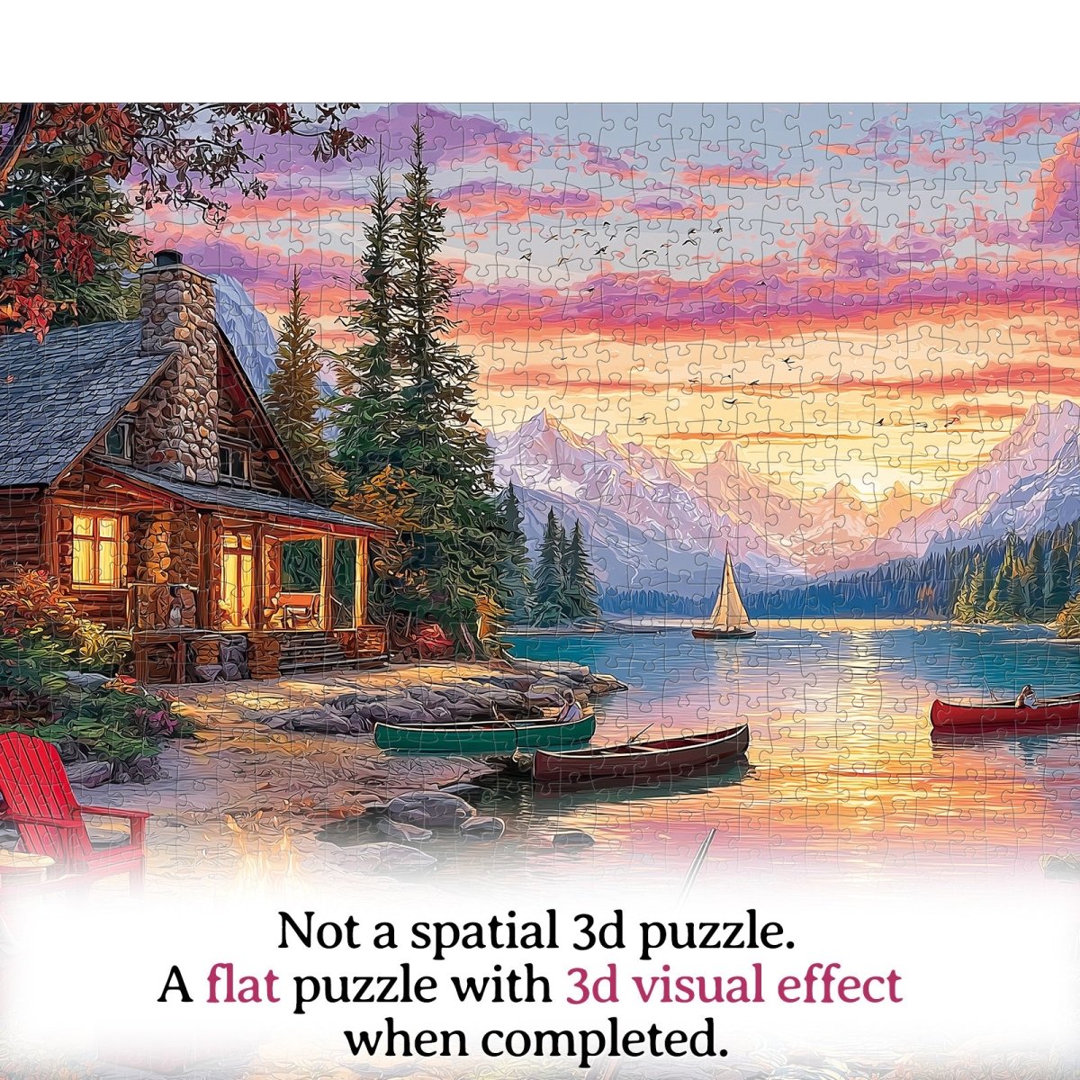 kaayee-cardboard-twilight-lake-1000-teile-puzzle-standard image 5