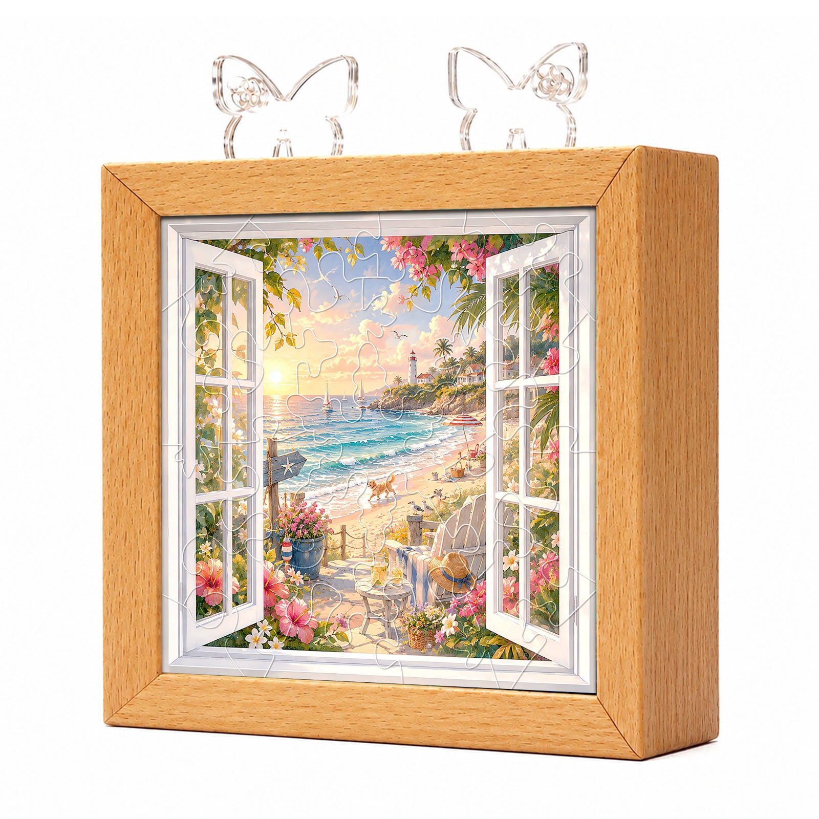 kaayee-night-light-coastal-vista-nachtlicht-holzrahmen image 1