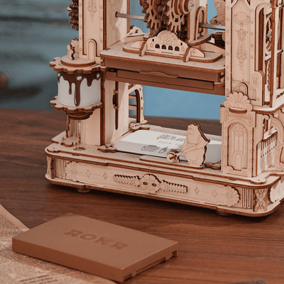 magicholz-mechanischer-bausatz-klassische-druckmaschine-holz-303-teile image 7