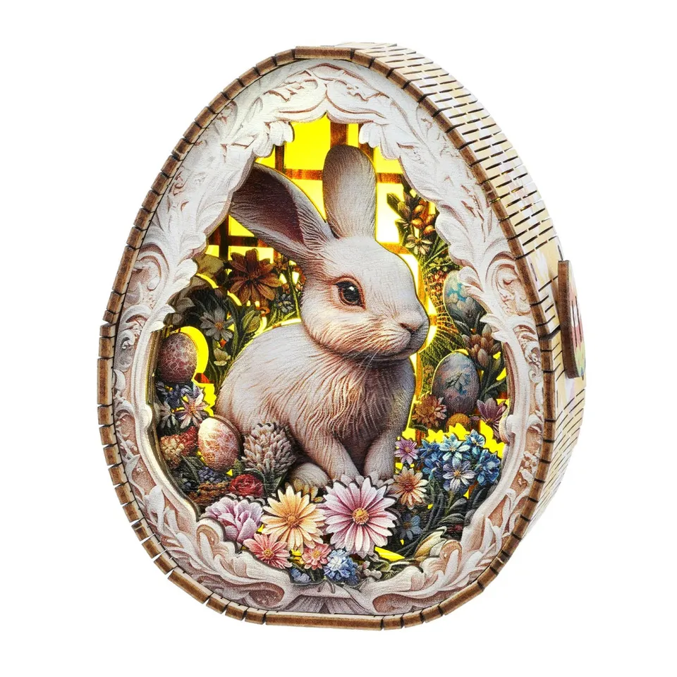 kaayee-night-light-easter-egg-3d-holzpuzzle-nachtlicht-hase image 1