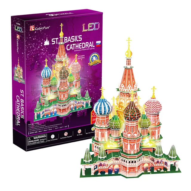cubic-fun-led-lighting-l519h-basilius-kathedrale-3d-puzzle image 1