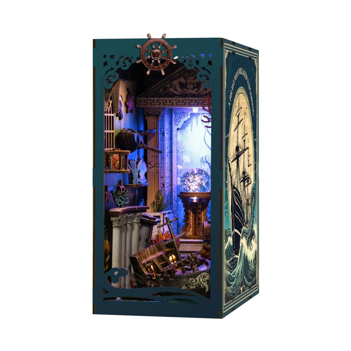 kaayee-book-nook-kit-seabed-illusions-book-nook-unterwasser image 4