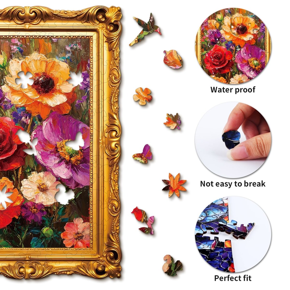 kaayee-wooden-puzzle-blooms-holzpuzzle-medium-blumen image 2