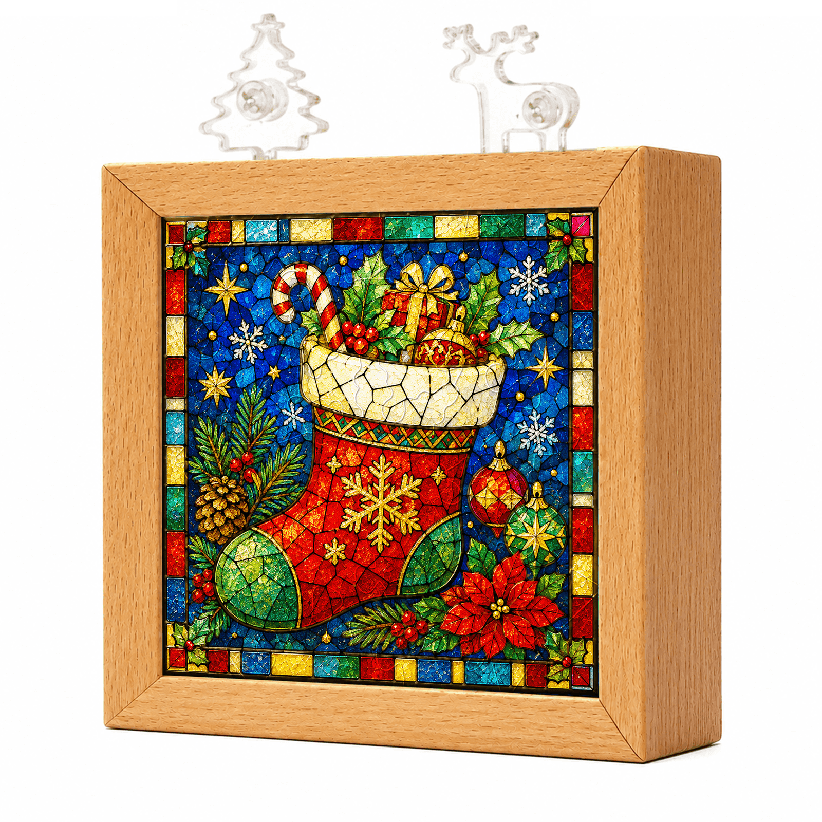 kaayee-christmas-stocking-treasure-nachtlicht-puzzle-holzrahmen image 1