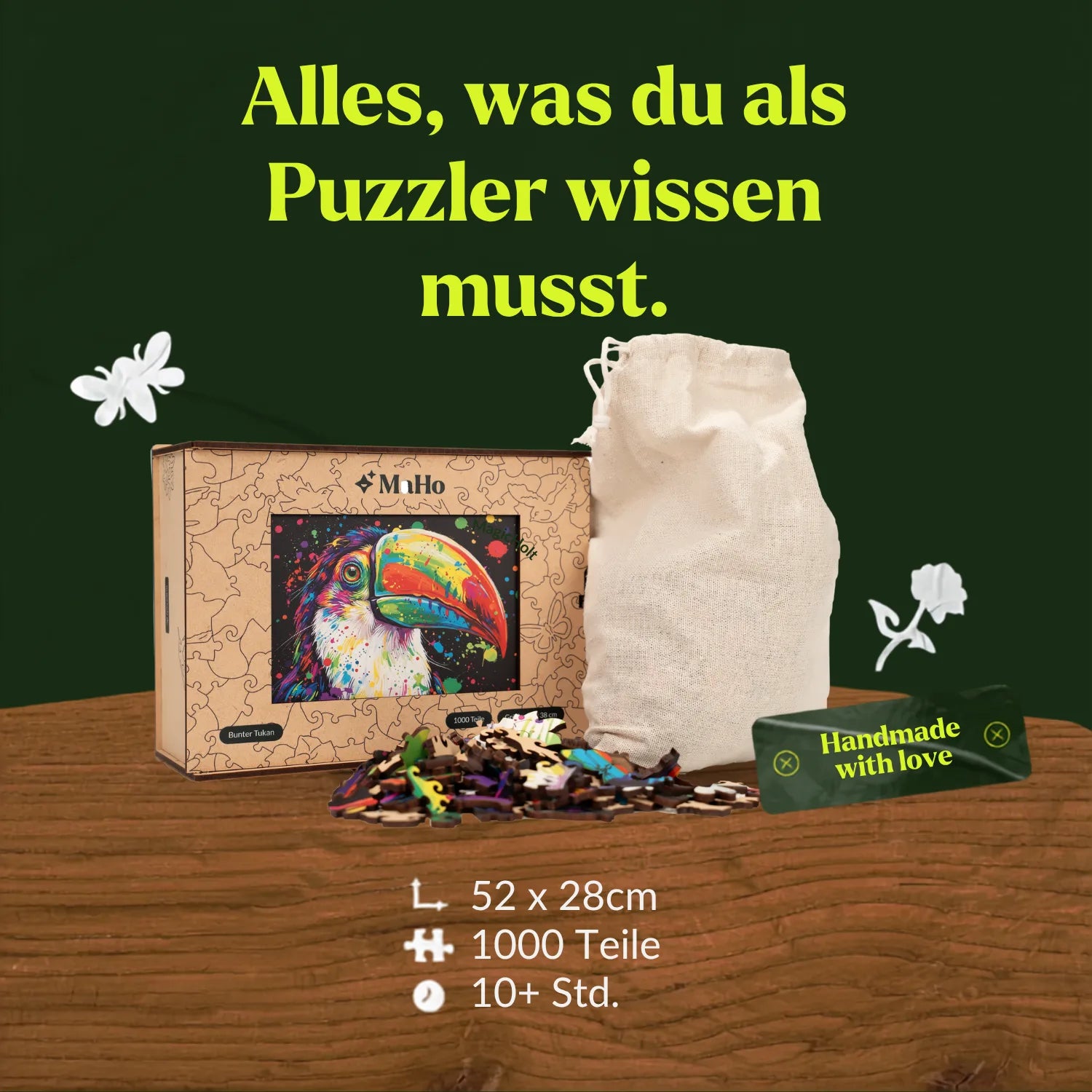 magicholz-holzpuzzle-bunter-tukan-puzzle-1000-teile-tiermotiv image 6