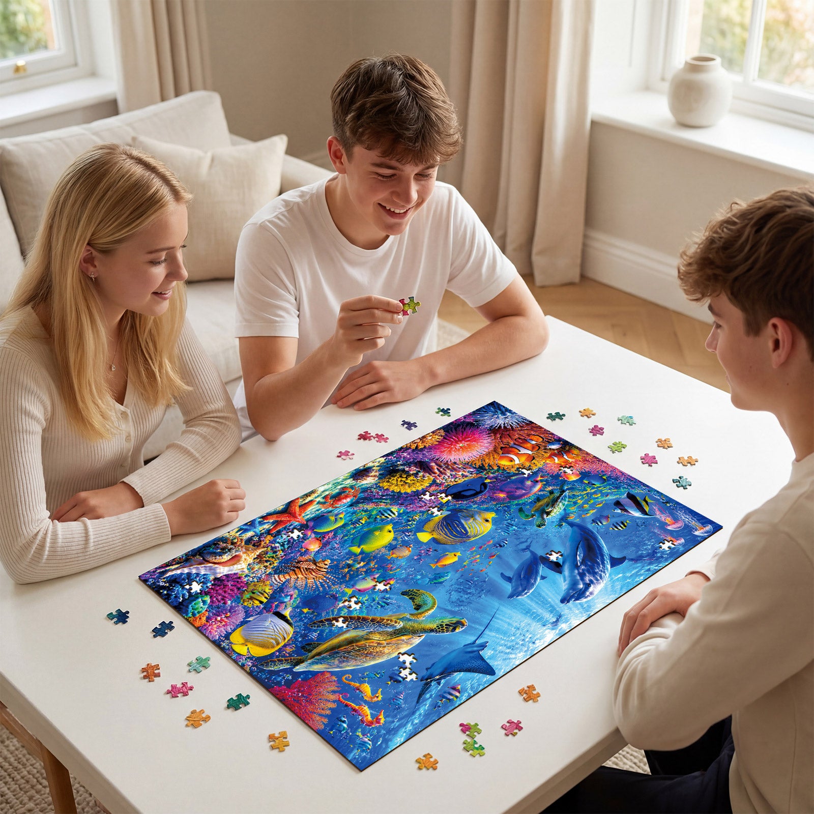 kaayee-cardboard-puzzle-coral-reef-wonderland-1000-teile image 4