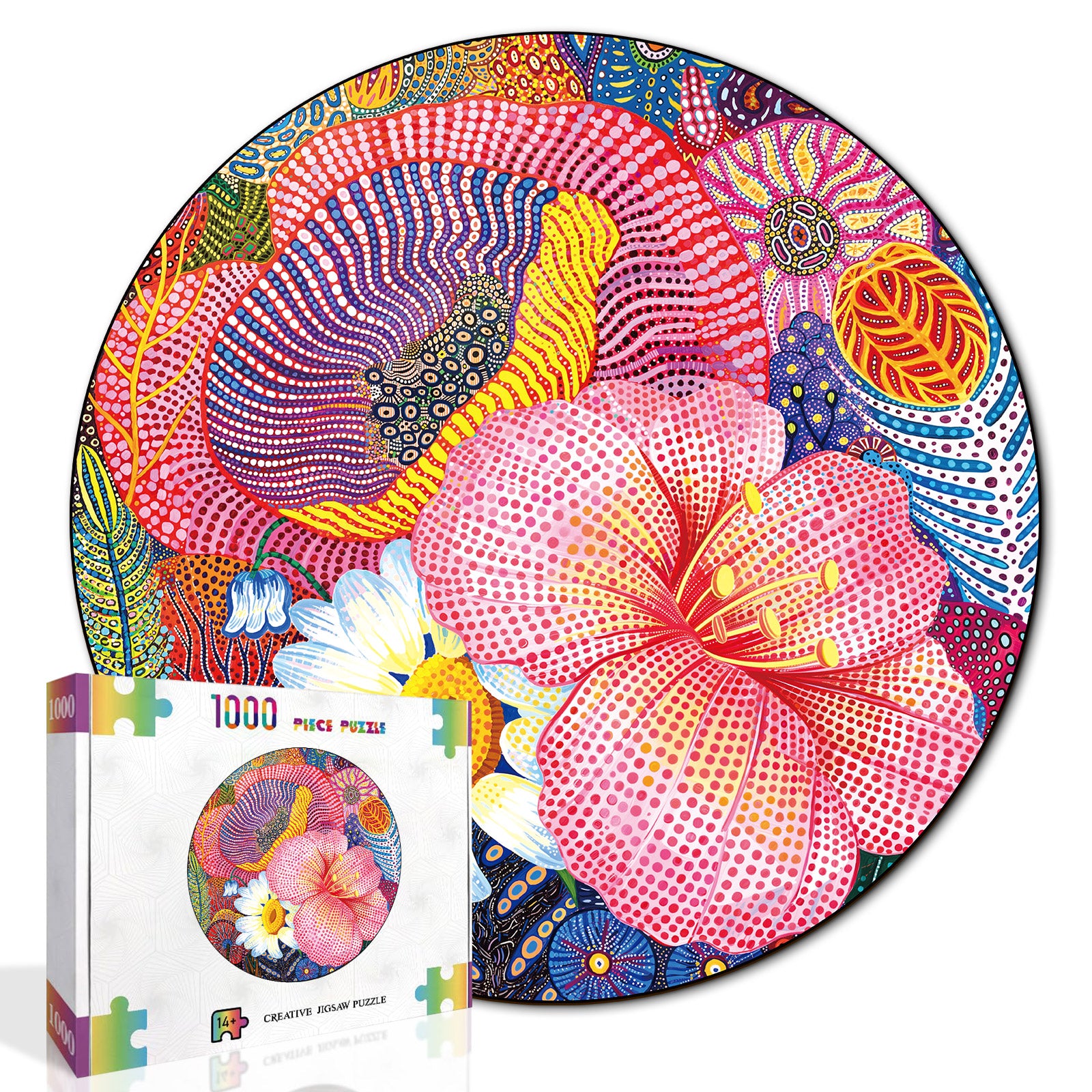 kaayee-cardboard-dreamy-wildflowers-puzzle-1000-teile image 2