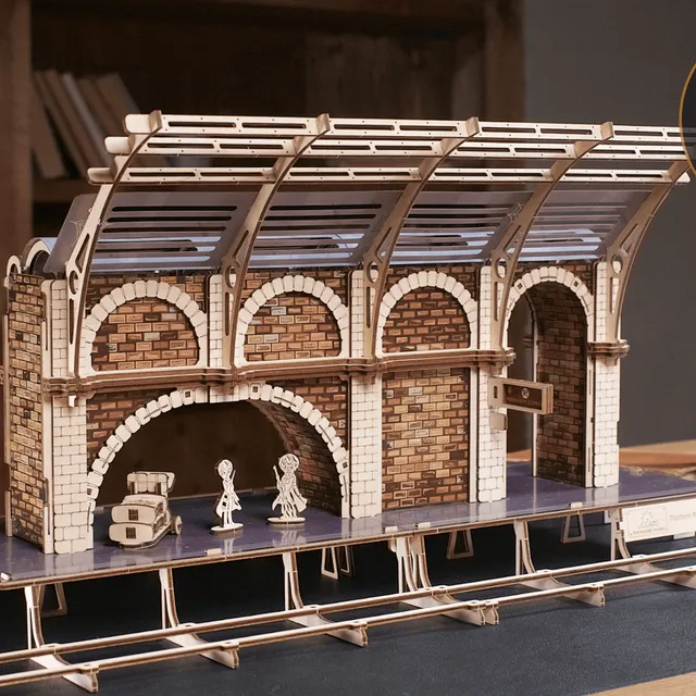magicholz-3d-puzzle-harry-potter-bahnsteig-9-3-4-modell image 1
