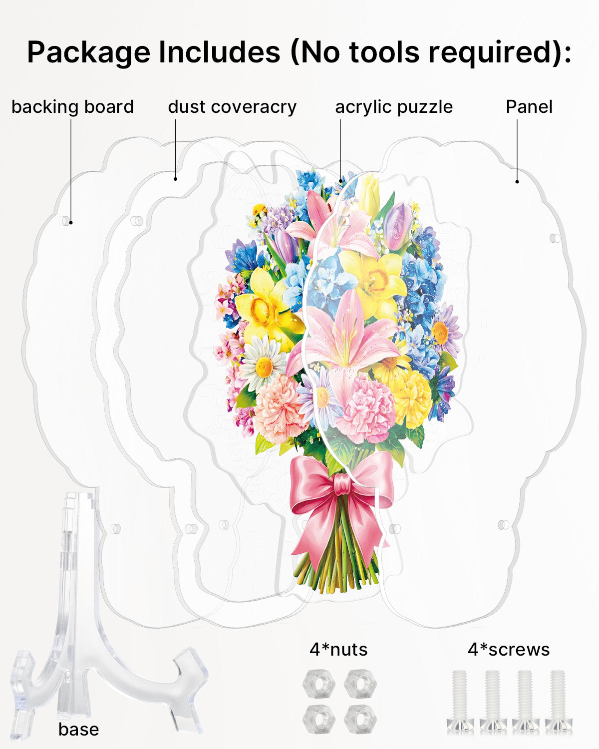 kaayee-suncatcher-puzzle-pink-lily-daffodil-acryl-sonnenf-nger-rosa image 6