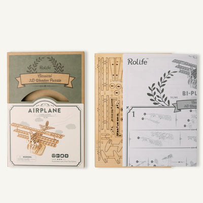 magicholz-3d-puzzle-flugzeug-dreidecker-holzmodell image 7